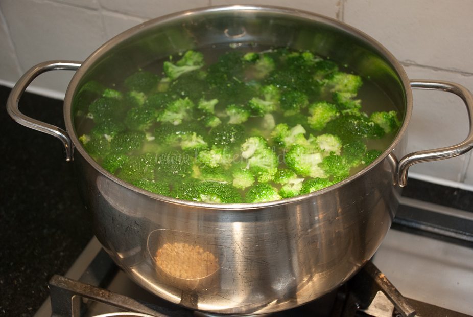 Pasta Boursin met ham en broccoli