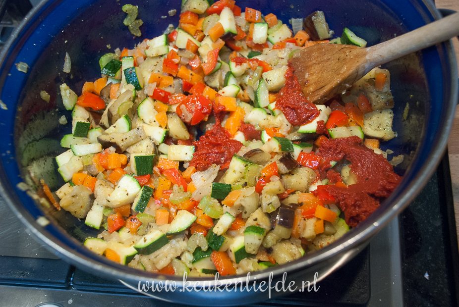 Zelfgemaakte lasagnette