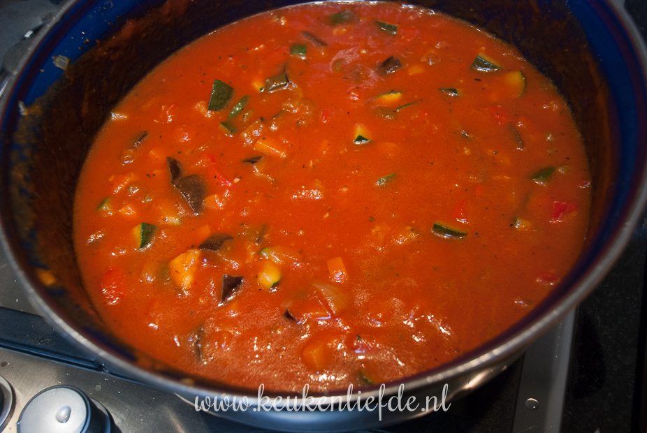 Zelfgemaakte lasagnette