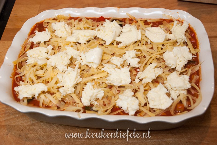 Zelfgemaakte lasagnette