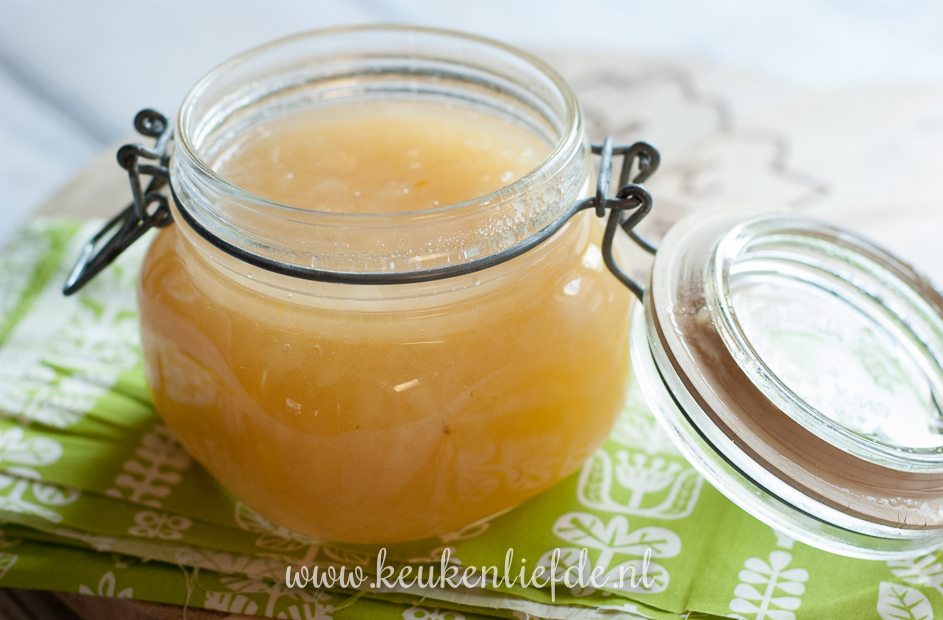 Perenjam met gember en vanille