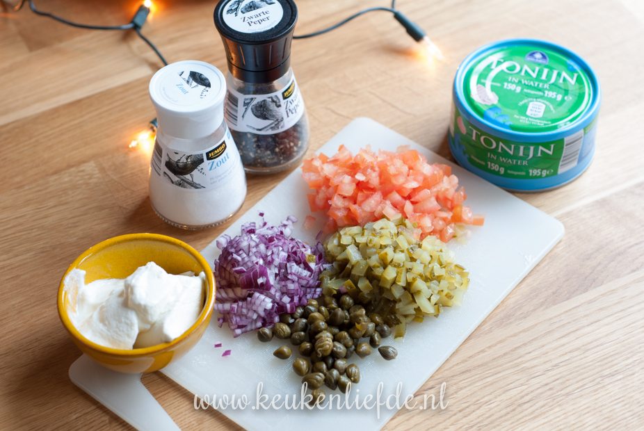 Slanke tonijnsalade Slanke tonijnsalade