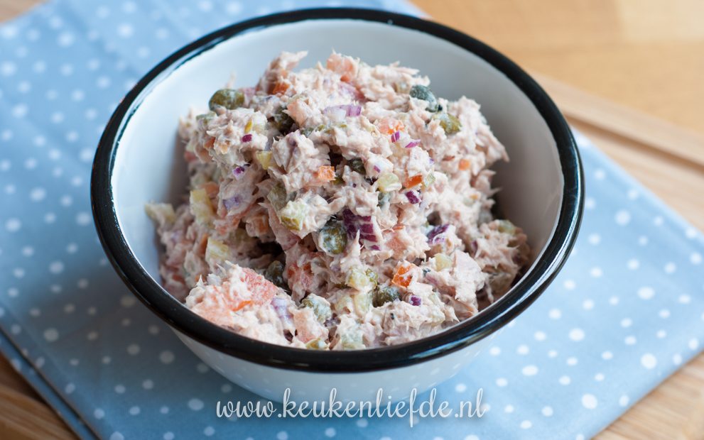 Slanke tonijnsalade Slanke tonijnsalade