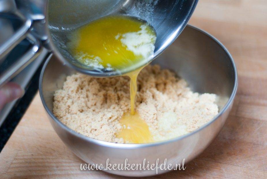 Cheesecake met frambozensaus