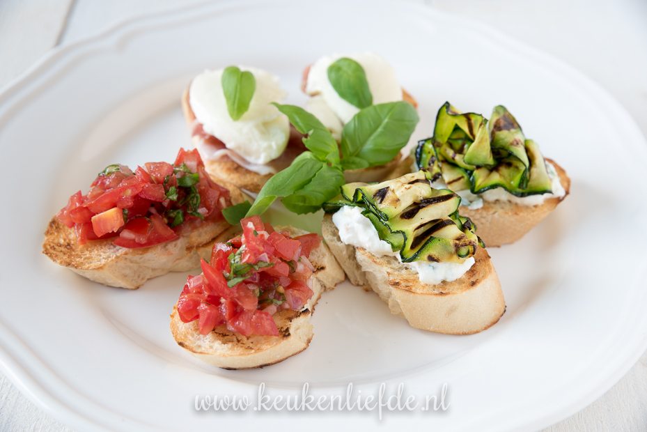 3x bruschetta recept