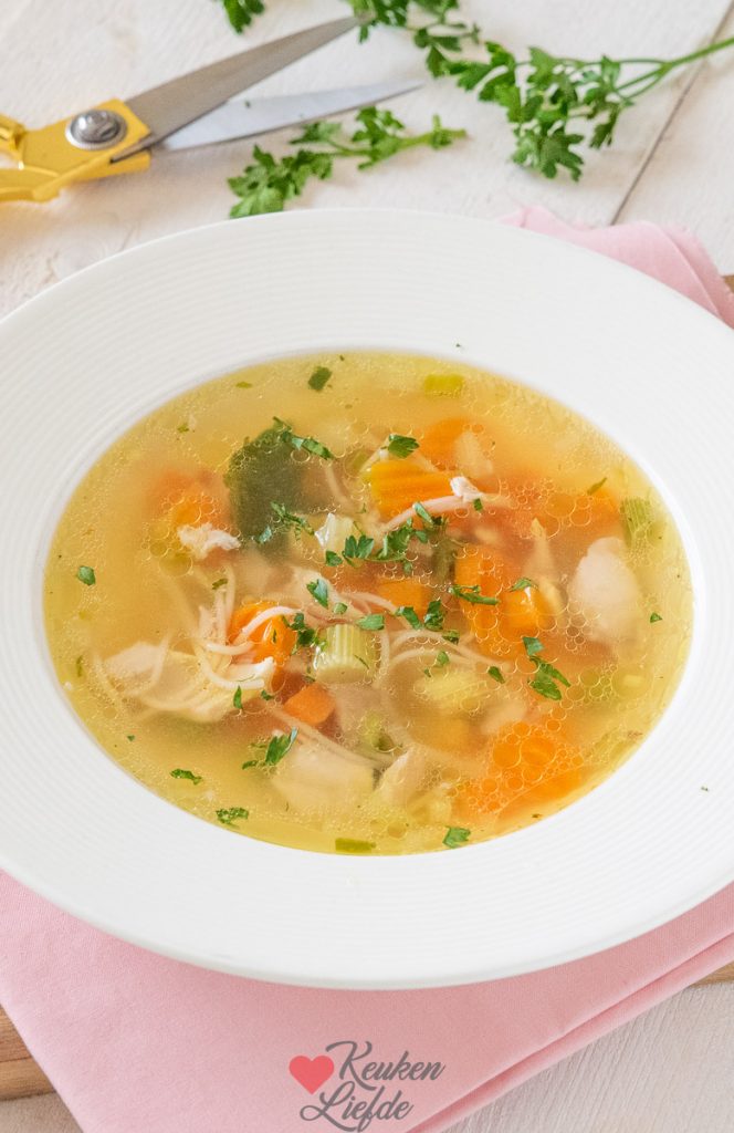 Ouderwetse kippensoep