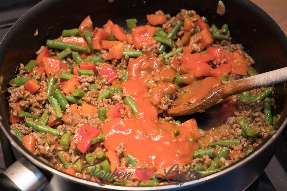 Taco's met gehakt en rijst