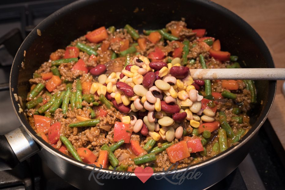 Taco's met gehakt en rijst