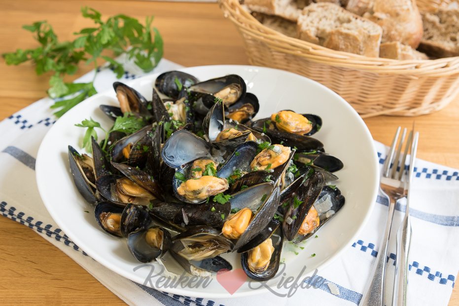 Mosselen in roquefortsaus (kookvideo!)