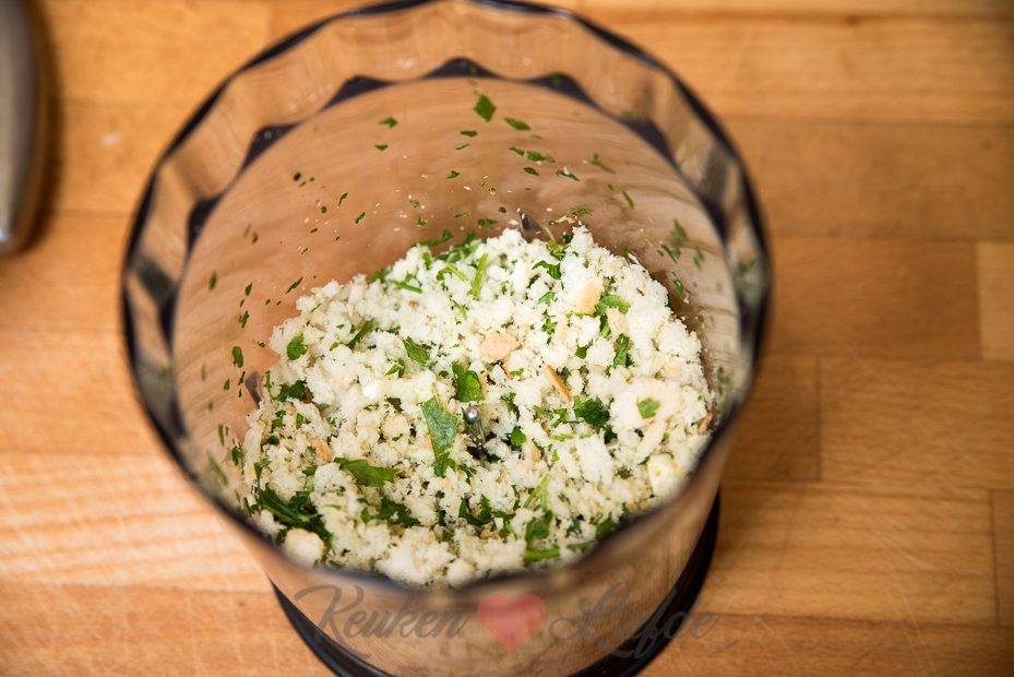 Pasta pesto met sperziebonen
