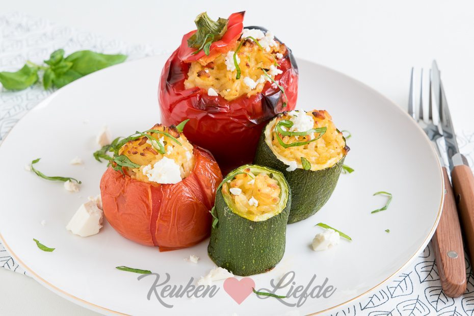 Gevulde groenten uit de oven