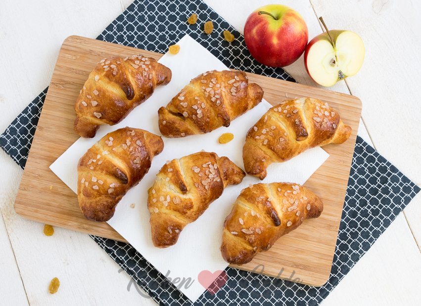 Appeltaart croissants