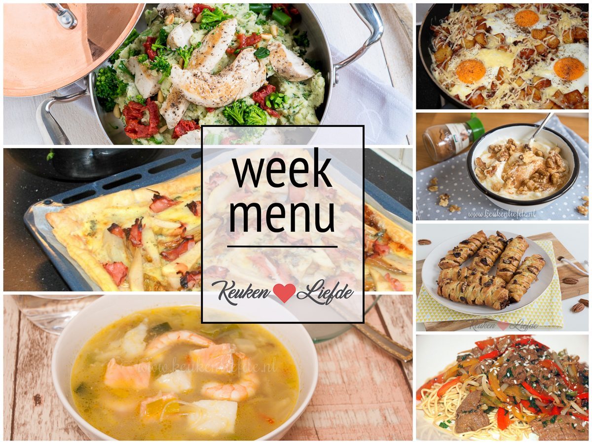 Weekmenu #8 Weekmenu #8