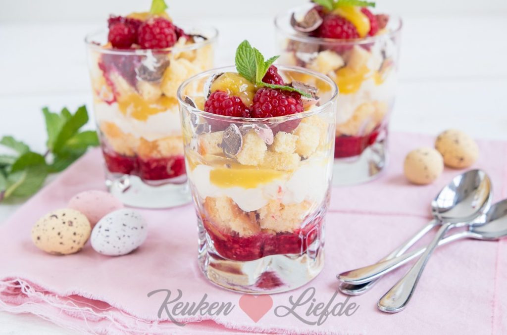 Paastrifle in een glaasje