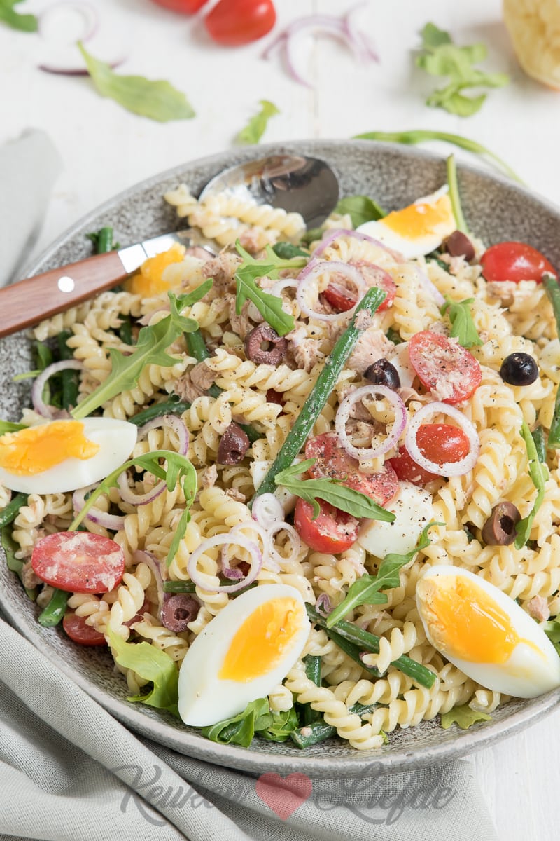 Pastasalade met tonijn