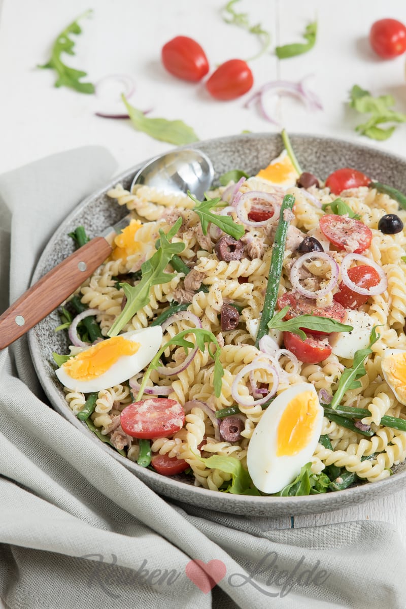 Pastasalade met tonijn