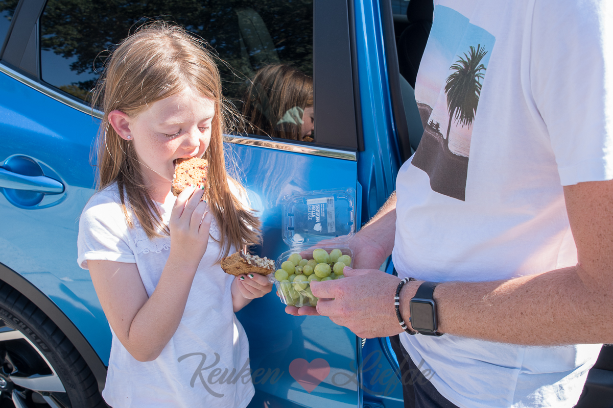 Gezonde snacks voor een lange autorit