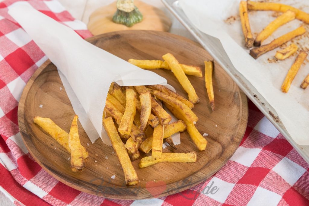 Pompoenfriet uit de oven