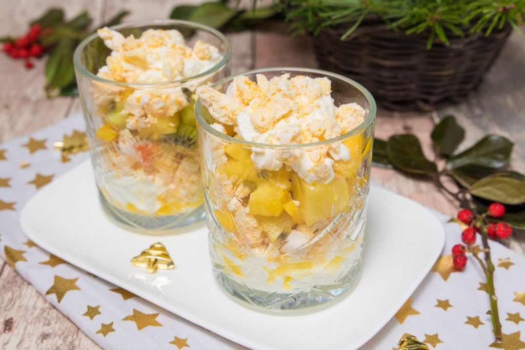 Eton mess met tropisch fruit