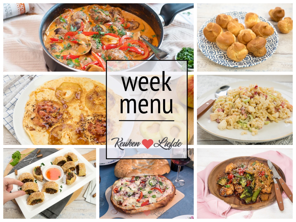 Weekmenu 12-2019 Weekmenu 12-2019