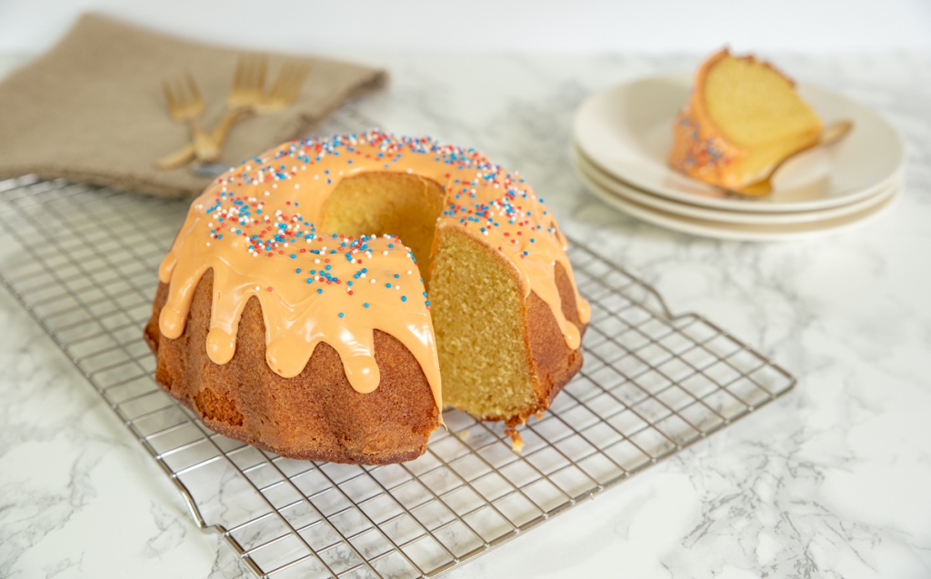 Sinaasappeltulband met chocoladeglazuur Sinaasappeltulband met chocoladeglazuur