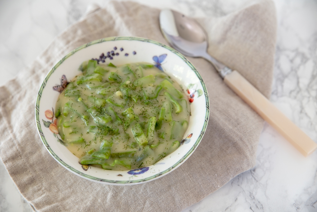 Snijbonen in romige saus