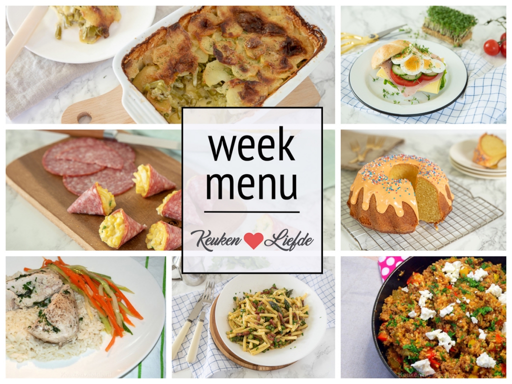 Weekmenu 18-2019 Weekmenu 18-2019