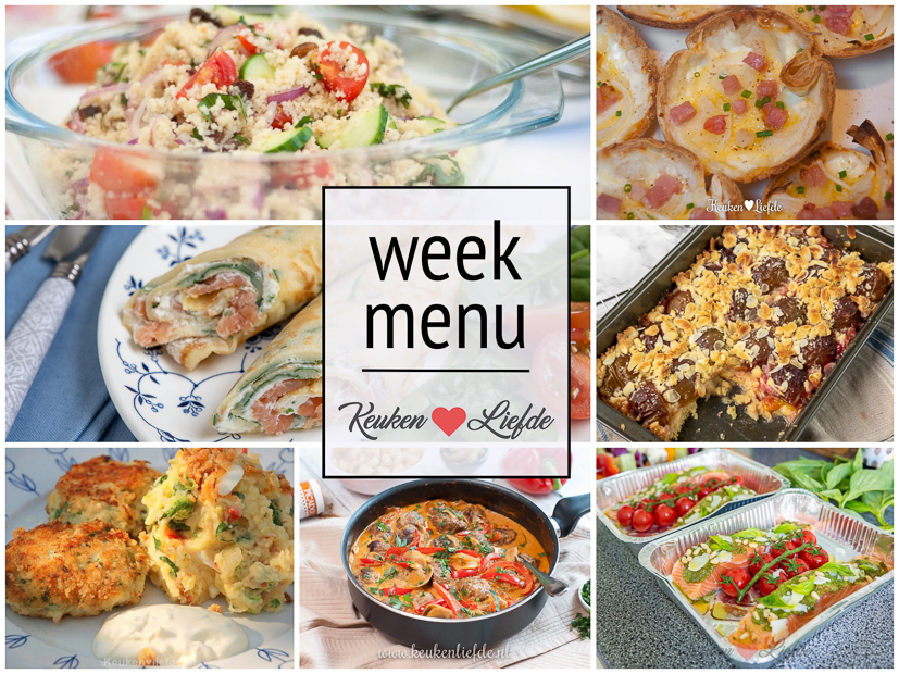 Weekmenu 32-2019 Weekmenu 32-2019