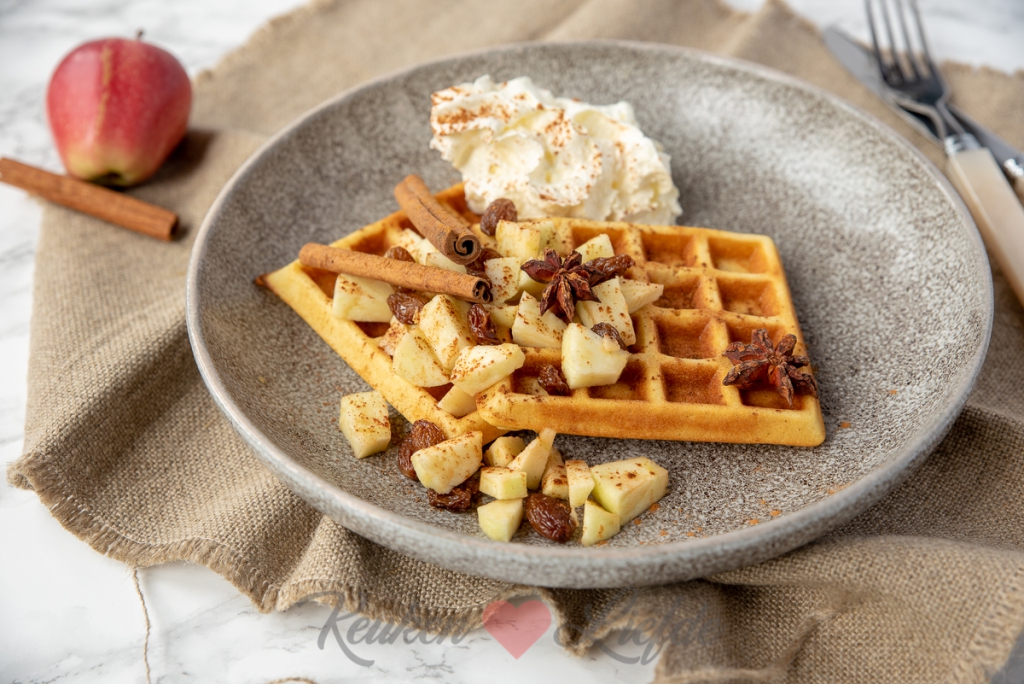 Appeltaart wafels