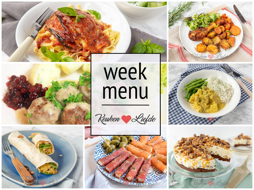 Weekmenu 41-2019 Weekmenu 41-2019