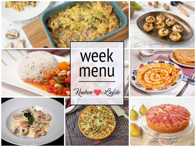 Weekmenu 43-2019 Weekmenu 43-2019