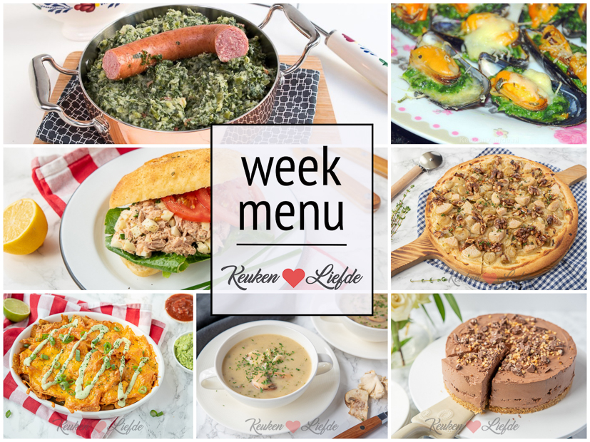 Weekmenu 42-2019 Weekmenu 42-2019