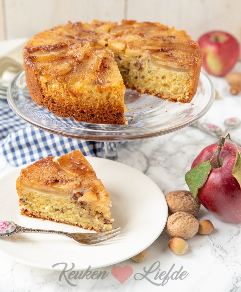 Upside down appelcake