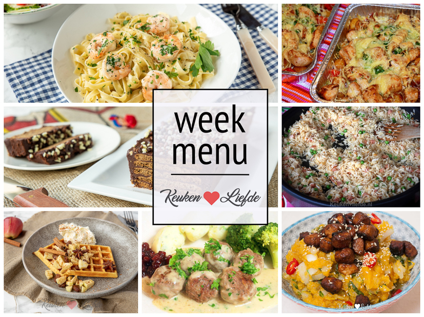Weekmenu 47-2019 Weekmenu 47-2019