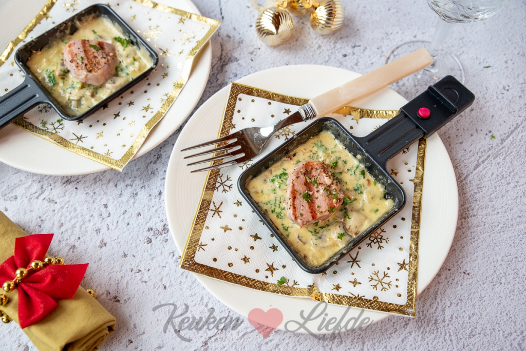 Gourmetpannetje: varkenshaas in champignonroomsaus