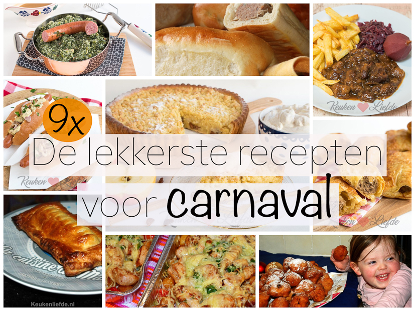 9x de lekkerste recepten voor carnaval 9x de lekkerste recepten voor carnaval