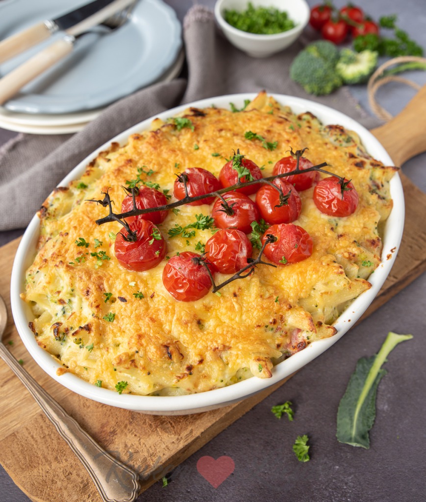 Mac 'n cheese met broccoli Mac 'n cheese met broccoli