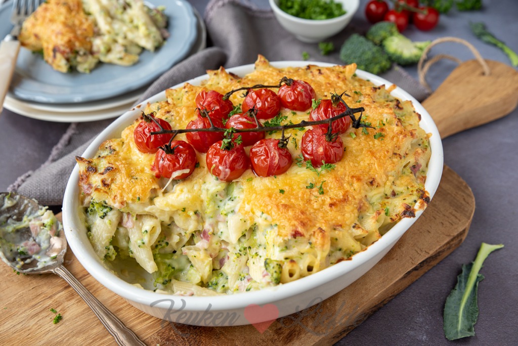 Mac 'n cheese met broccoli Mac 'n cheese met broccoli