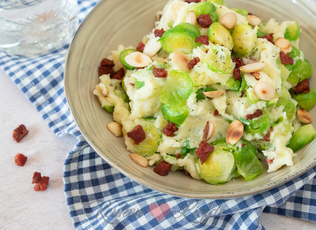 Spruitjes stamppot met krokante chorizo Spruitjes stamppot met krokante chorizo