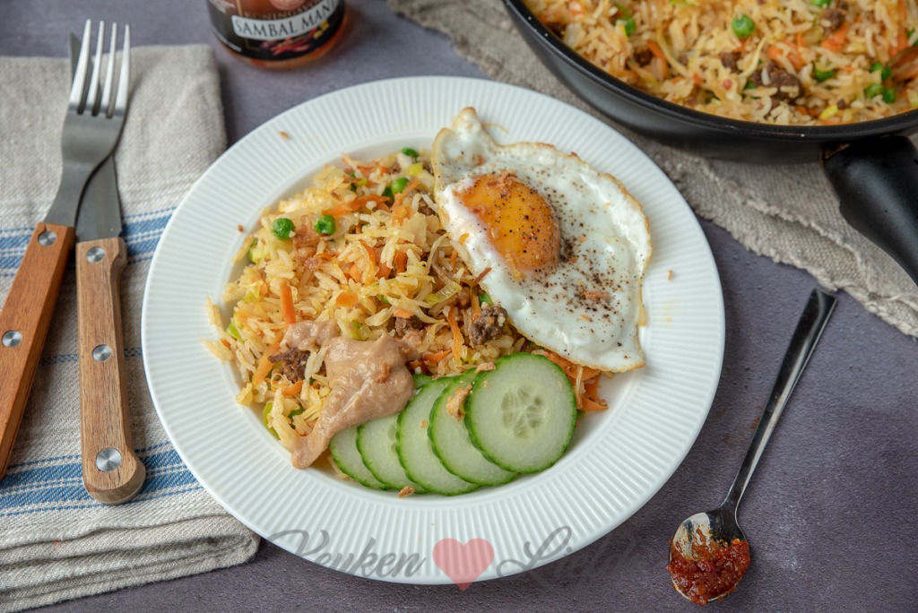Vegetarische nasi goreng