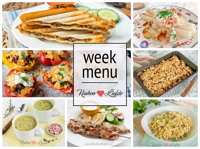 Weekmenu 21-2020 Weekmenu 21-2020