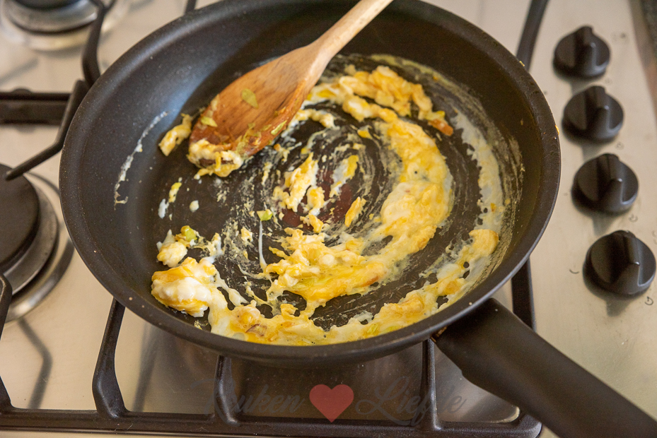 Bladerdeeg loempia met ham