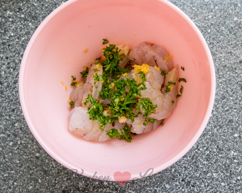 Garnalenspies van de barbecue