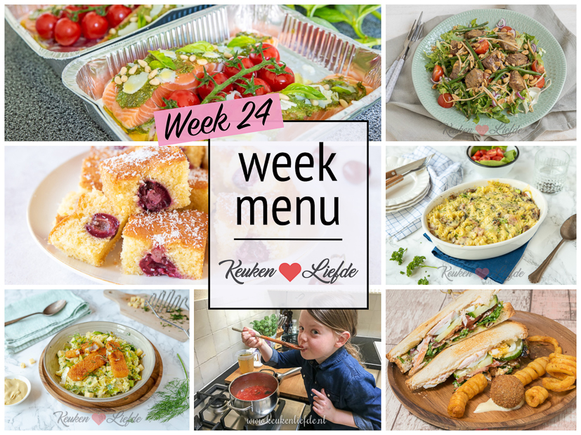 Weekmenu 24-2020 Weekmenu 24-2020