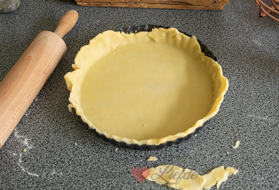 Courgette quiche met chorizo