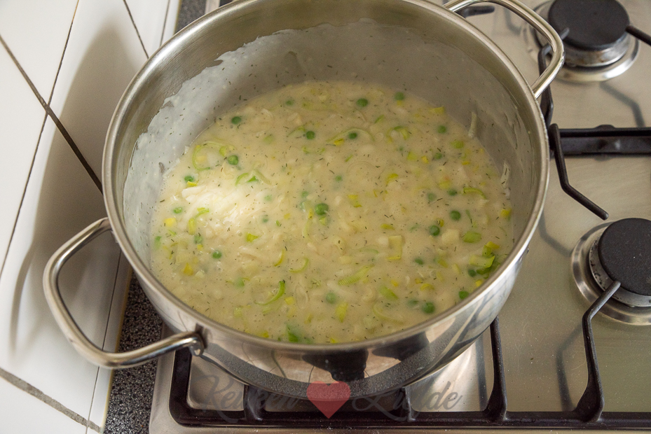 Ovenpasta met prei en ham