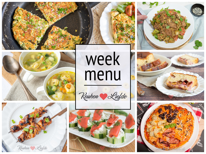 Weekmenu 31-2020 Weekmenu 31-2020