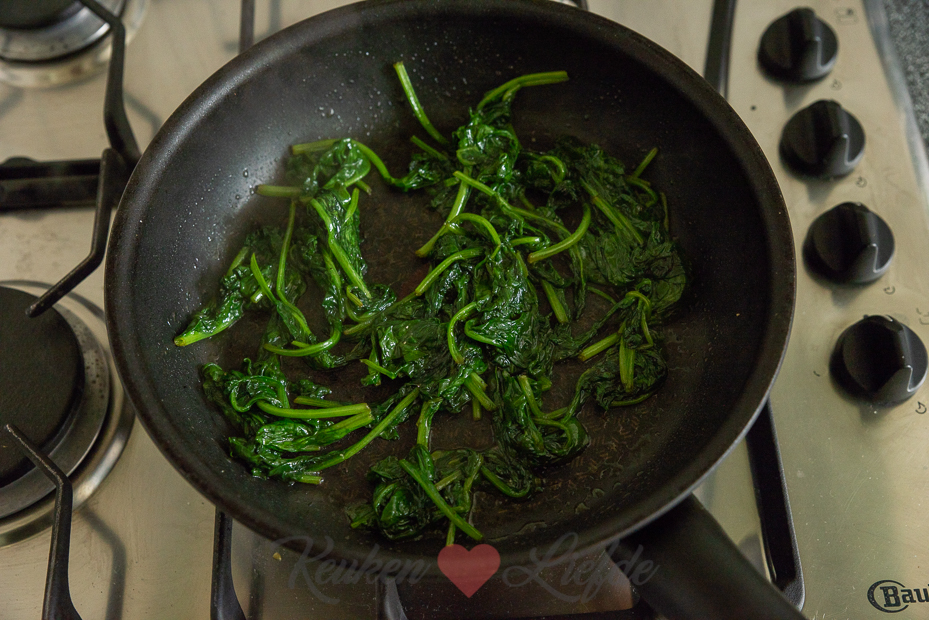 Courgette cannelloni met spinazie en ricotta