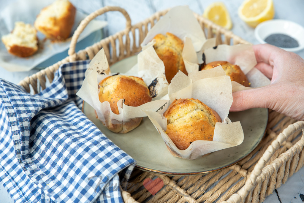 Yoghurt citroen muffins (uit 'Zoet')