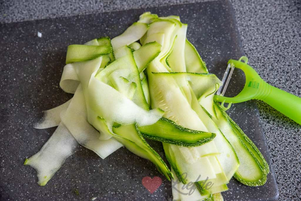 Courgettelasagne met kipgehakt